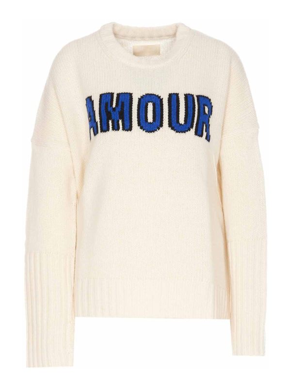 Zadig & Voltaire Pull Col Rond - Blanc