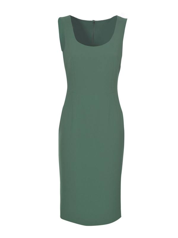 Dolce & Gabbana Robe Au Genou - Vert