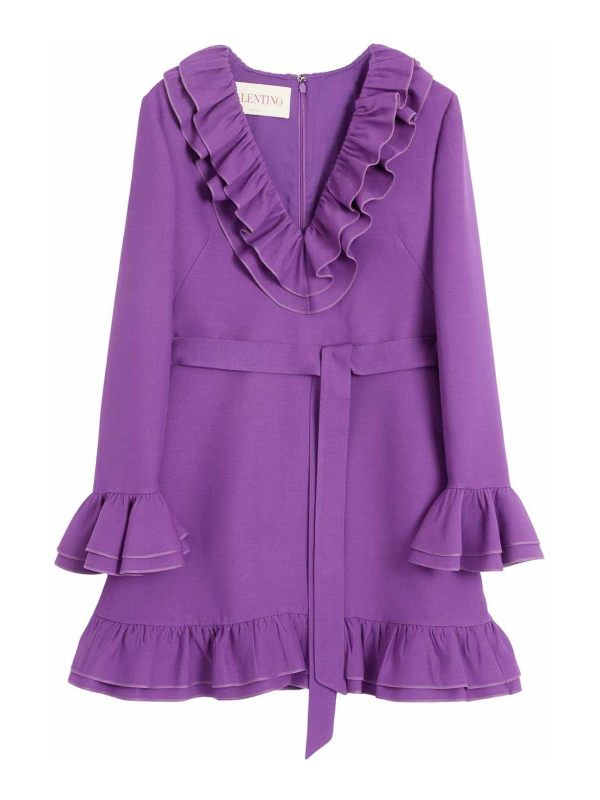Valentino Garavani Robe Courte - Violet