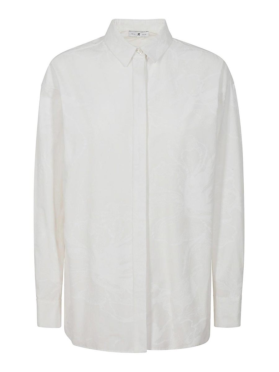 Pt Torino Chemise - Blanc