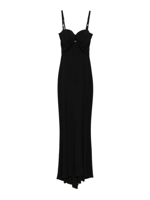 Elisabetta Franchi Robe Au Genou - Noir