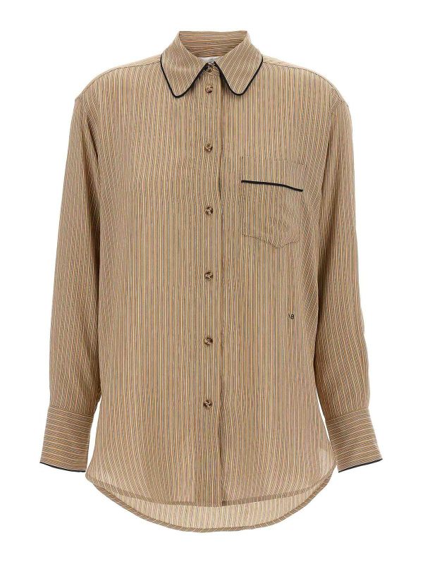 Victoria Beckham Chemise - Marron