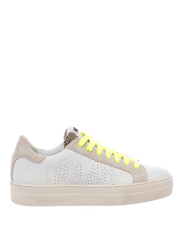 P448 Baskets - Blanc