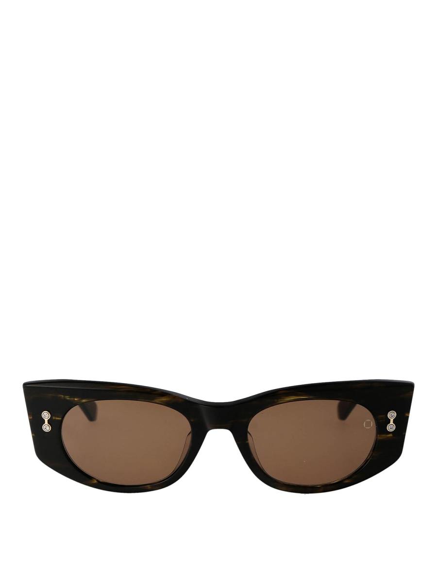 Akoni Lunettes De Soleil - Marron