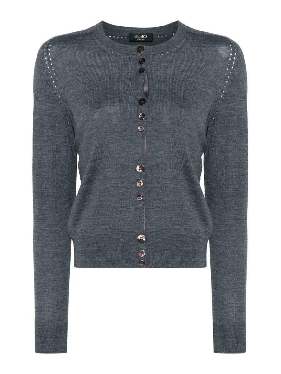 Liu Jo Pull Col Rond - Gris
