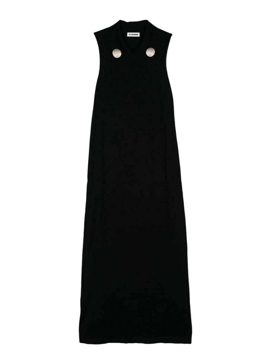 Jil Sander Maxi Robe - Noir