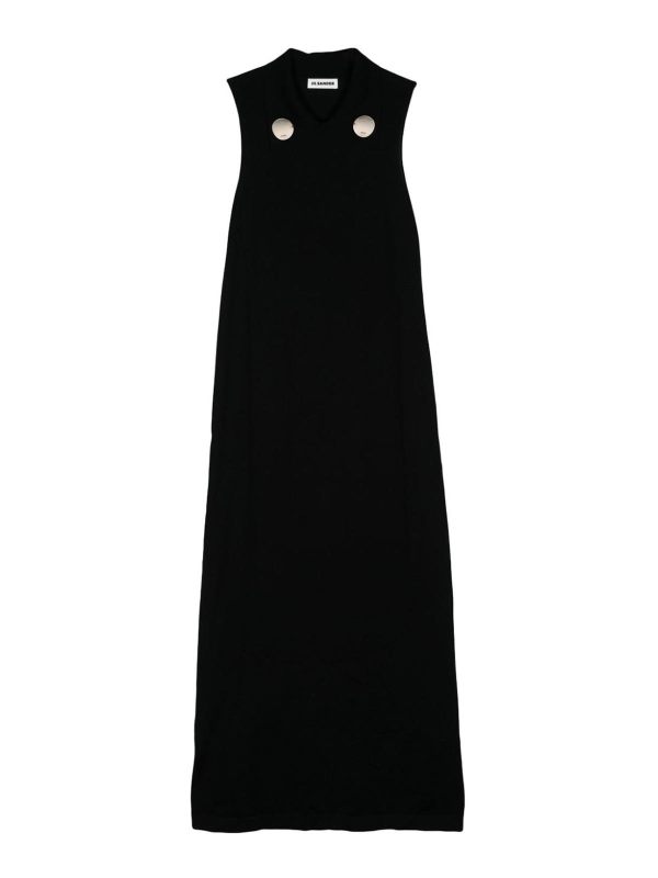 Jil Sander Maxi Robe - Noir