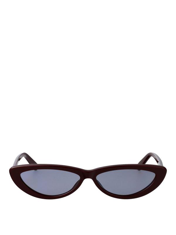 Alexander Mcqueen Lunettes De Soleil - Rouge
