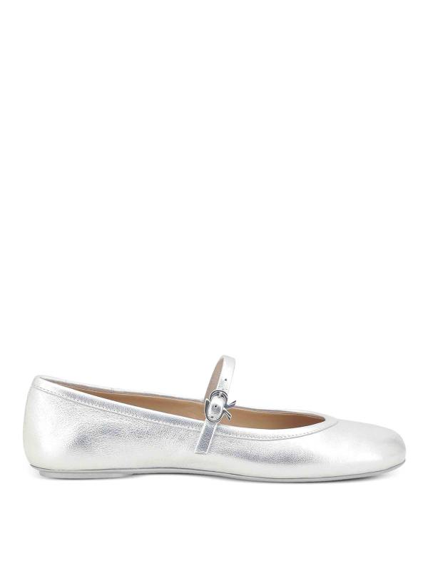 Gianvito Rossi Ballerines - Argent