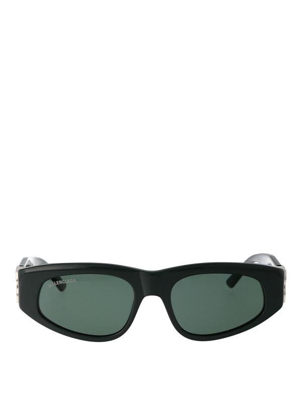 Balenciaga Lunettes De Soleil - Vert