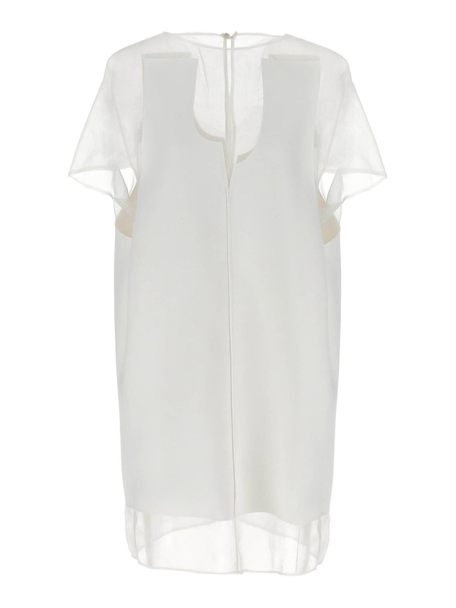 Khaite Robe Au Genou - Blanc