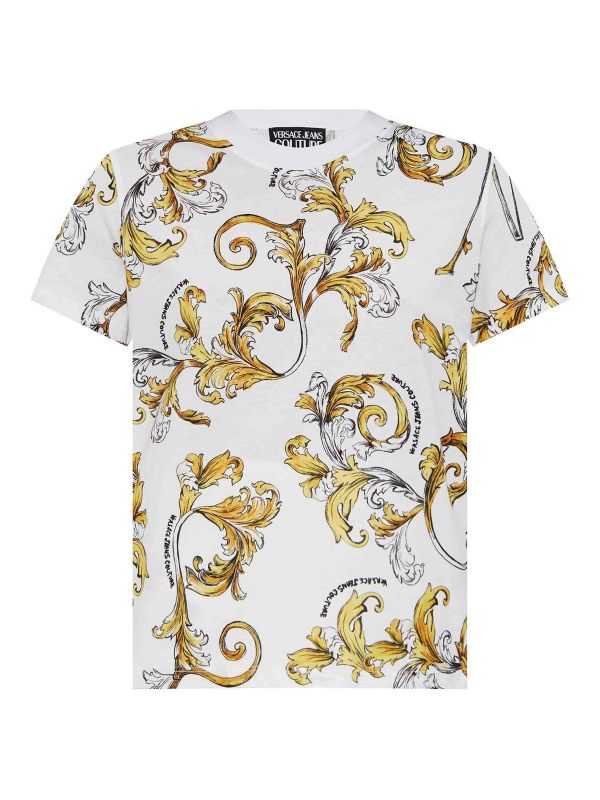 Versace Jeans Couture T-Shirt - Or Blanc