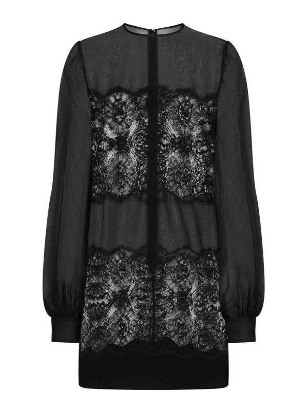 Dolce & Gabbana Robe Au Genou - Noir