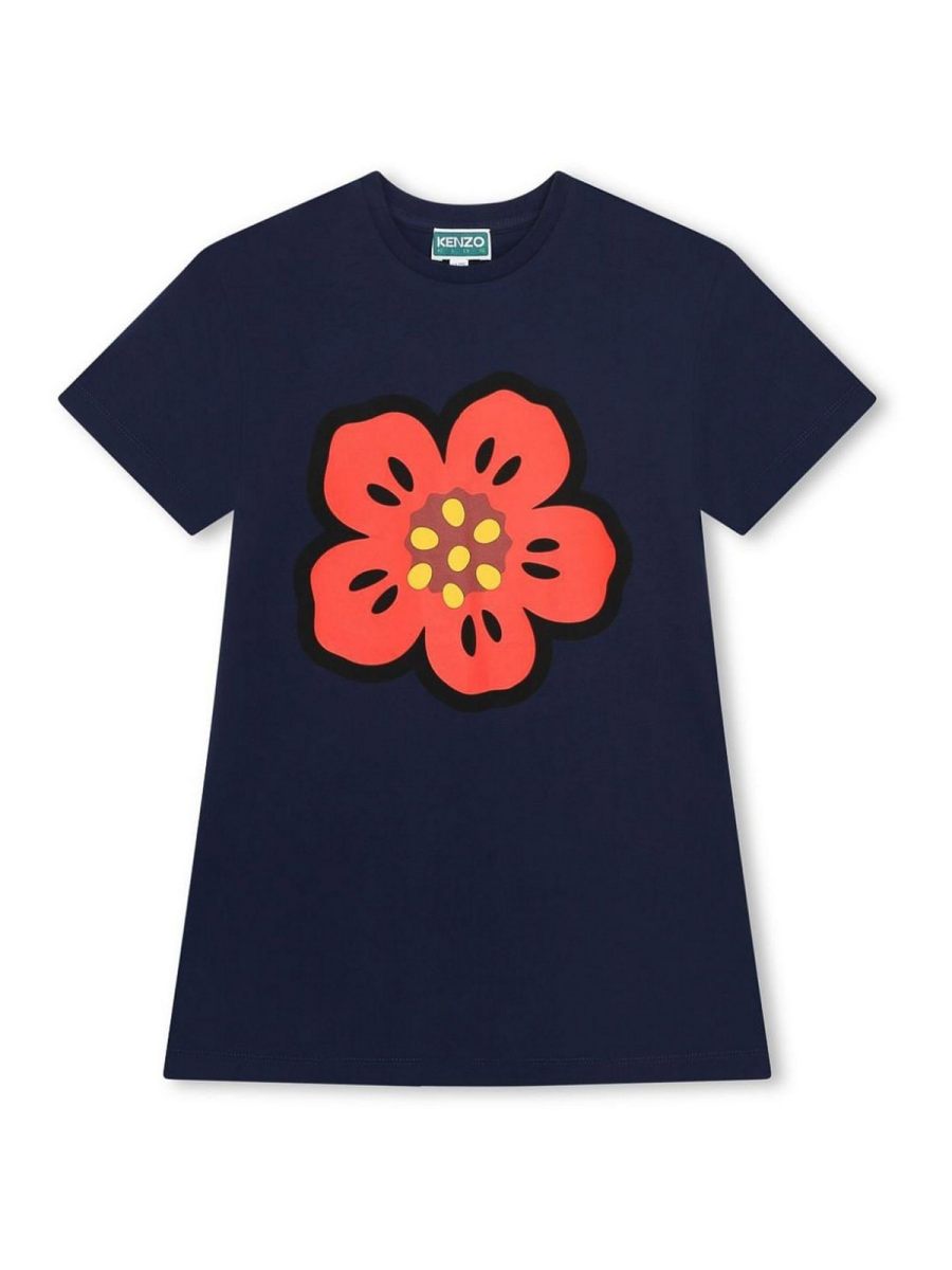 Kenzo Robe Courte - Bleu Foncé