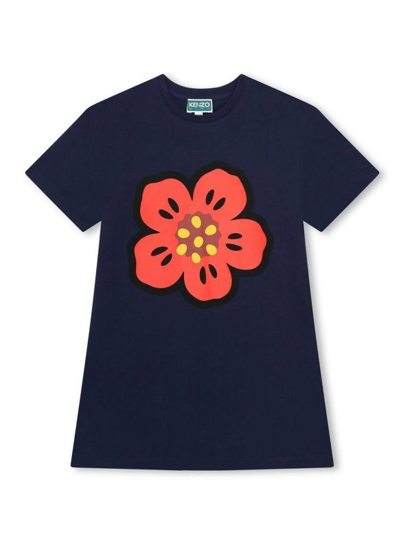 Kenzo Robe Courte - Bleu Foncé