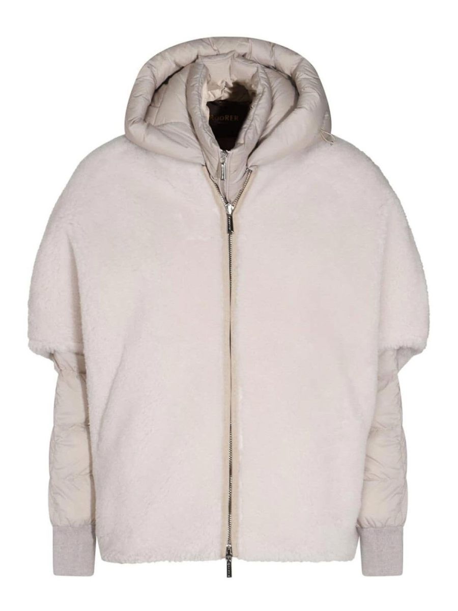 Moorer Blouson Rembourré - Marron Clair