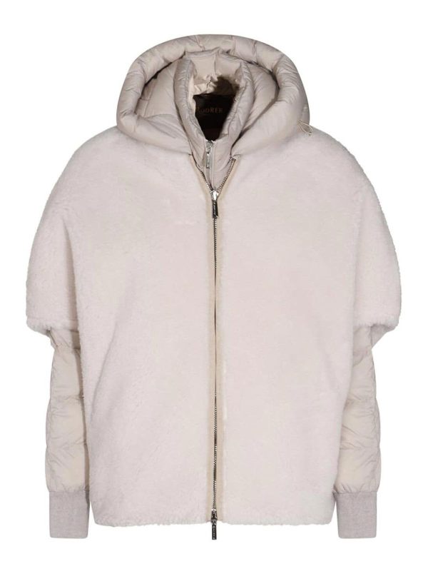 Moorer Blouson Rembourré - Marron Clair