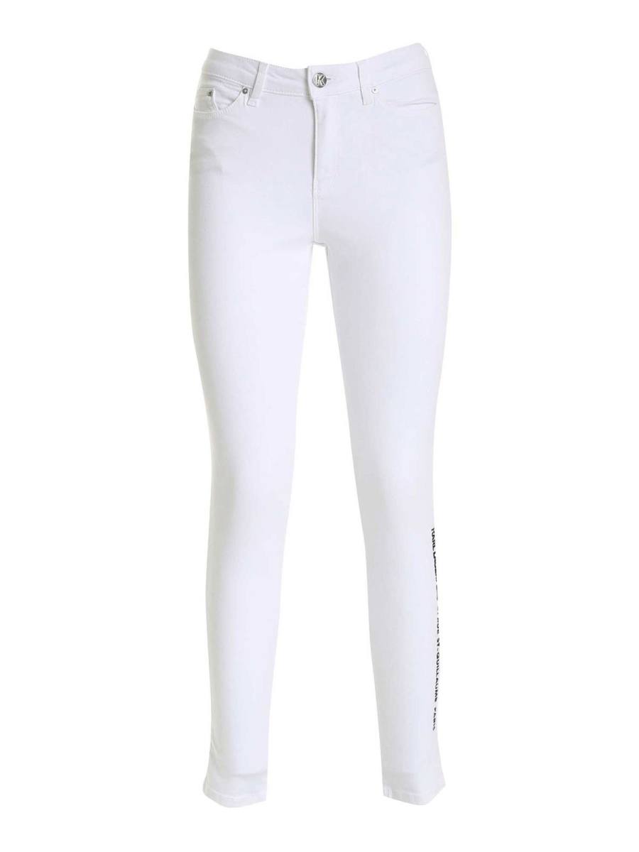 Karl Lagerfeld Pantalons Décontractés - Blanc
