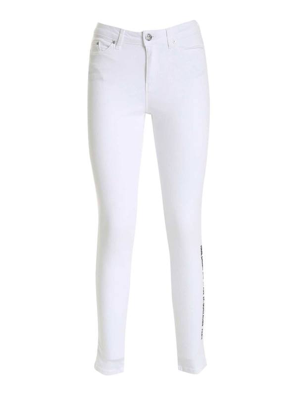 Karl Lagerfeld Pantalons Décontractés - Blanc