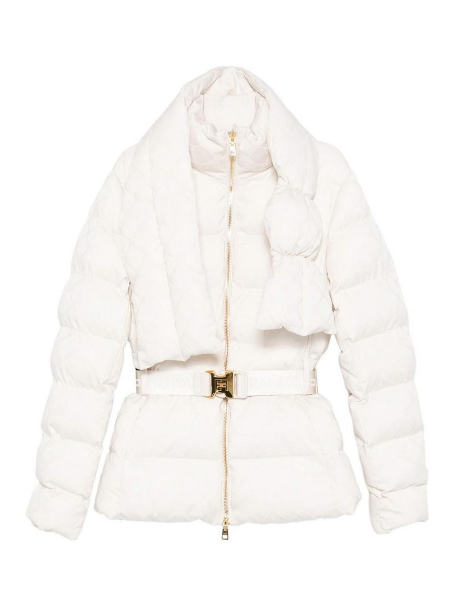 Elisabetta Franchi Blouson Rembourré - Blanc