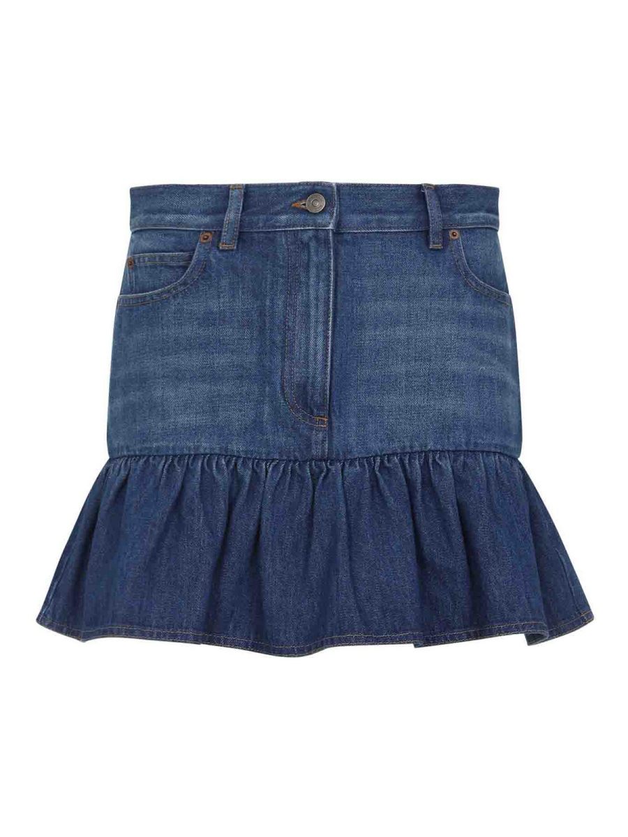 Valentino Jupe Midi - Délavé