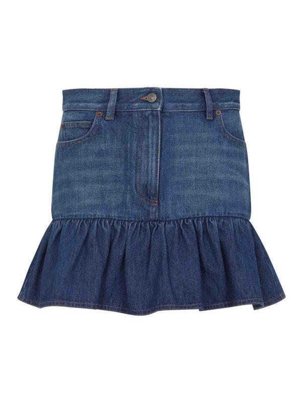 Valentino Jupe Midi - Délavé