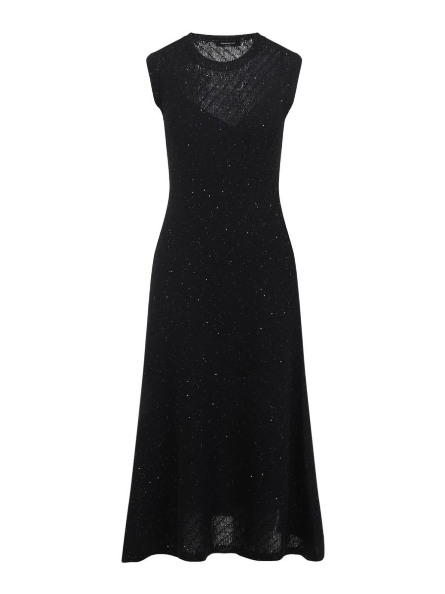 Fabiana Filippi Robe Au Genou - Noir