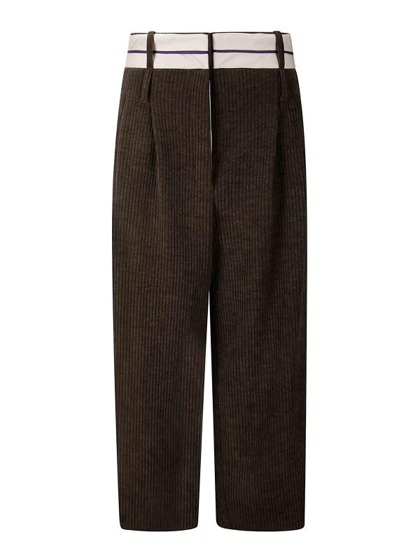 Jejia Pantalons Décontractés - Marron