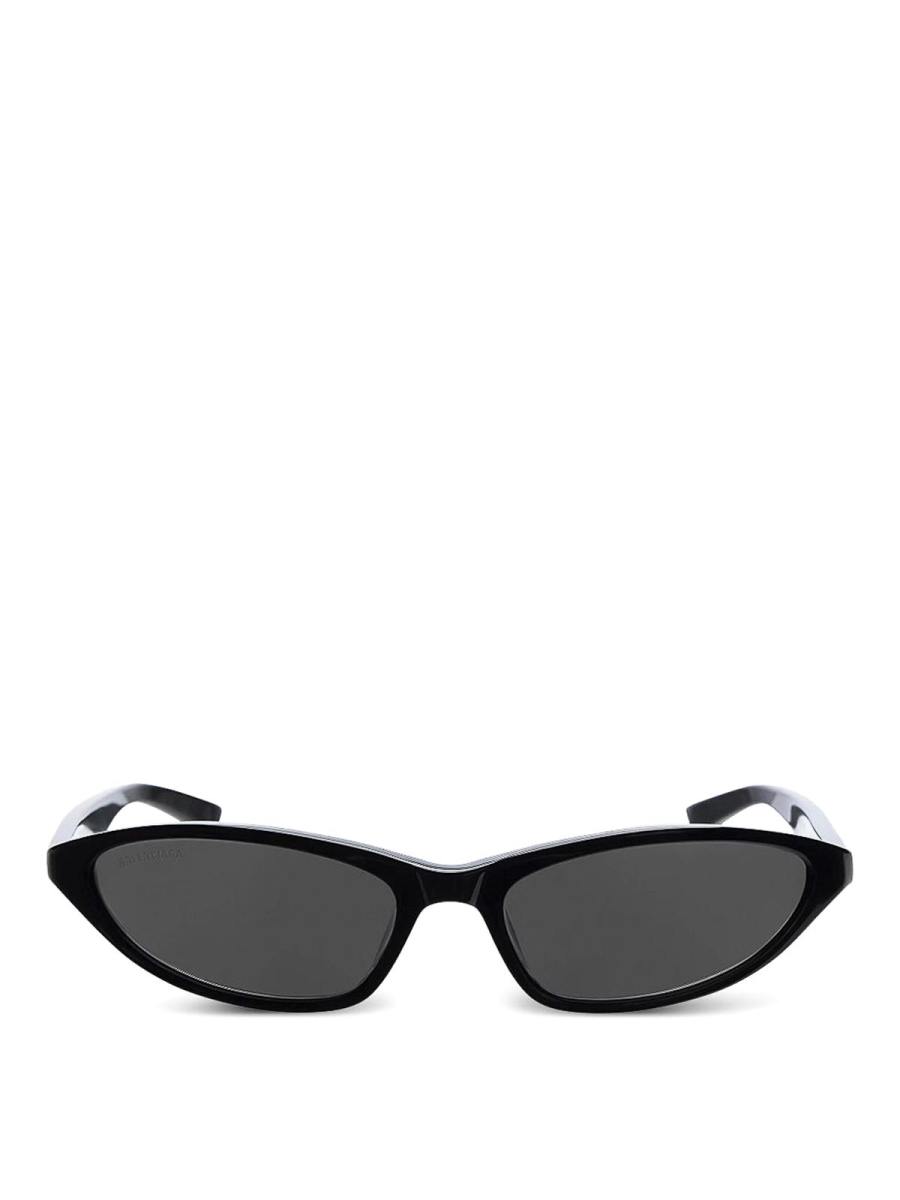 Balenciaga Lunettes De Soleil - Noir