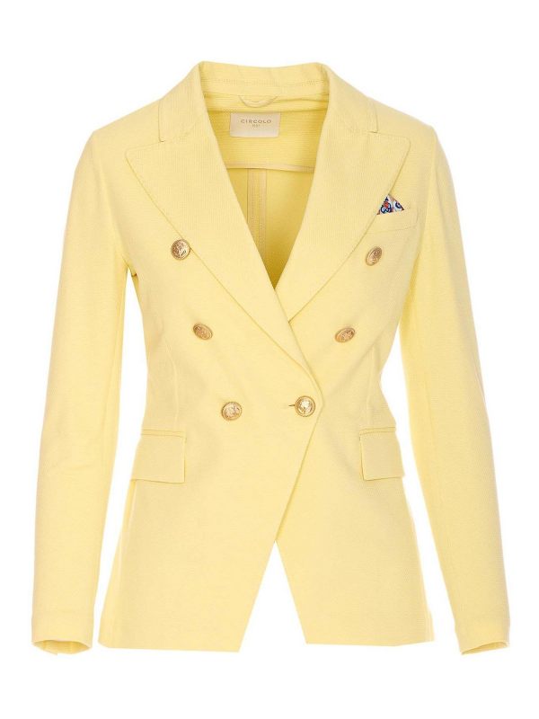 Circolo 1901 Blazer Couturier - Jaune