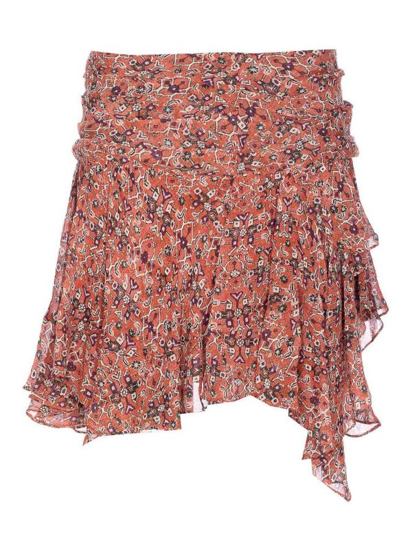Isabel Marant Etoile Jupe Midi - Marron