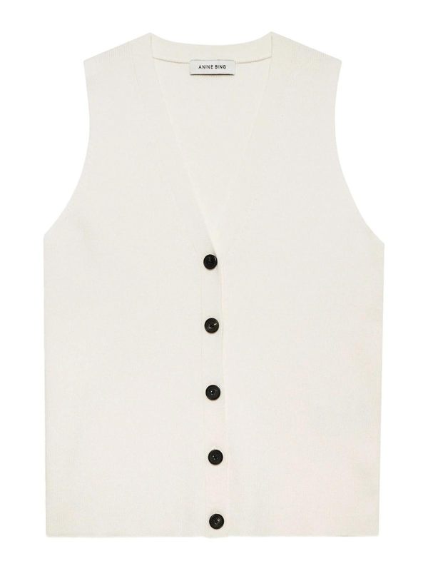 Anine Bing Gilet - Blanc