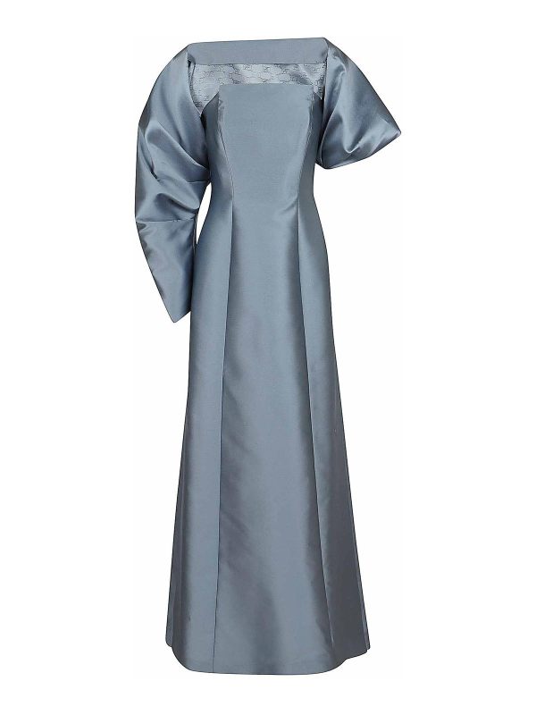 Alberta Ferretti Maxi Robe - Gris