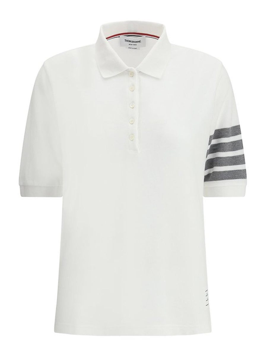 Thom Browne Polo - Blanc