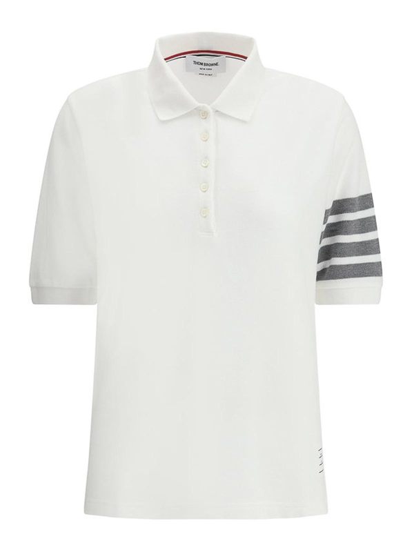 Thom Browne Polo - Blanc