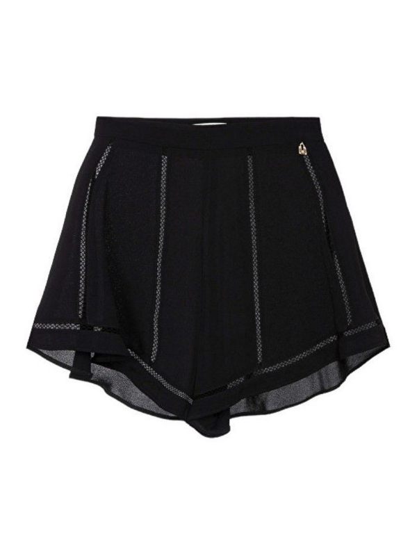 Elisabetta Franchi Pantalons Décontractés - Noir