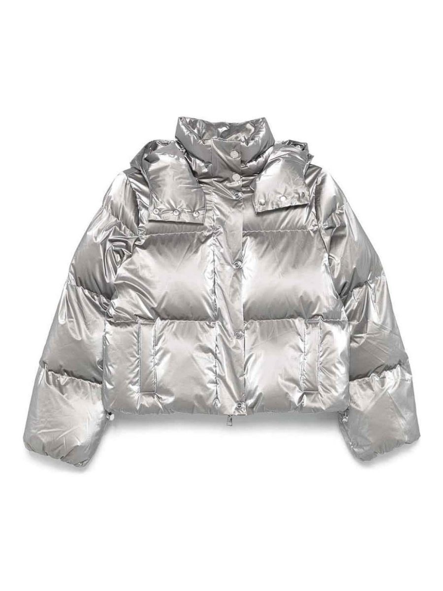 Elisabetta Franchi Blouson Rembourré - Argent