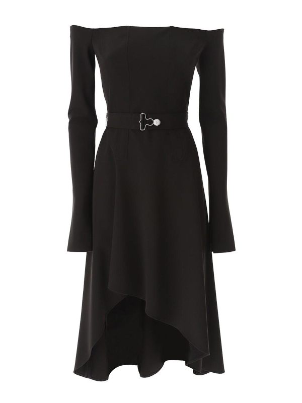 Moschino Jeans Robe Au Genou - Noir