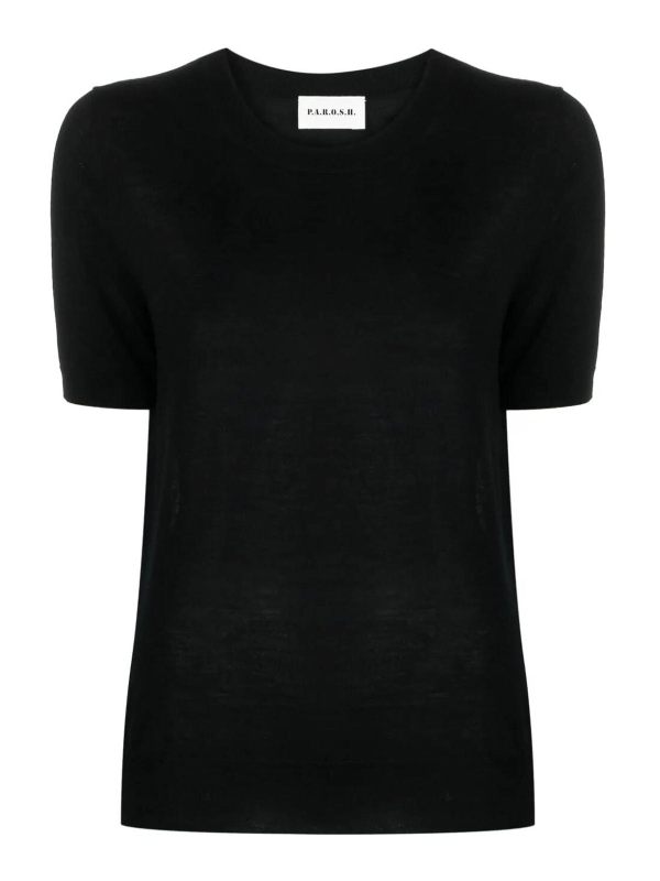 P. A.R. O.S. H. Pull Col Rond - Noir