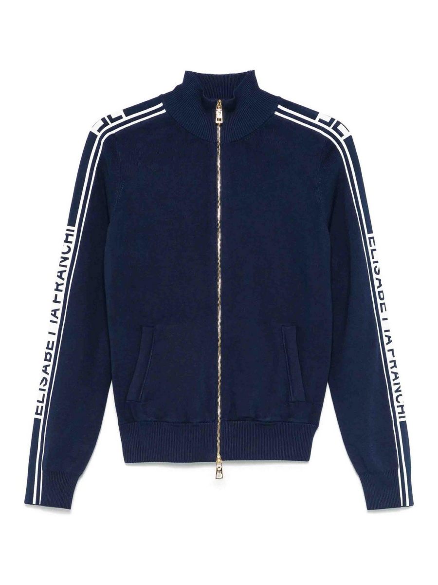 Elisabetta Franchi Pull Col Bateau - Crème
