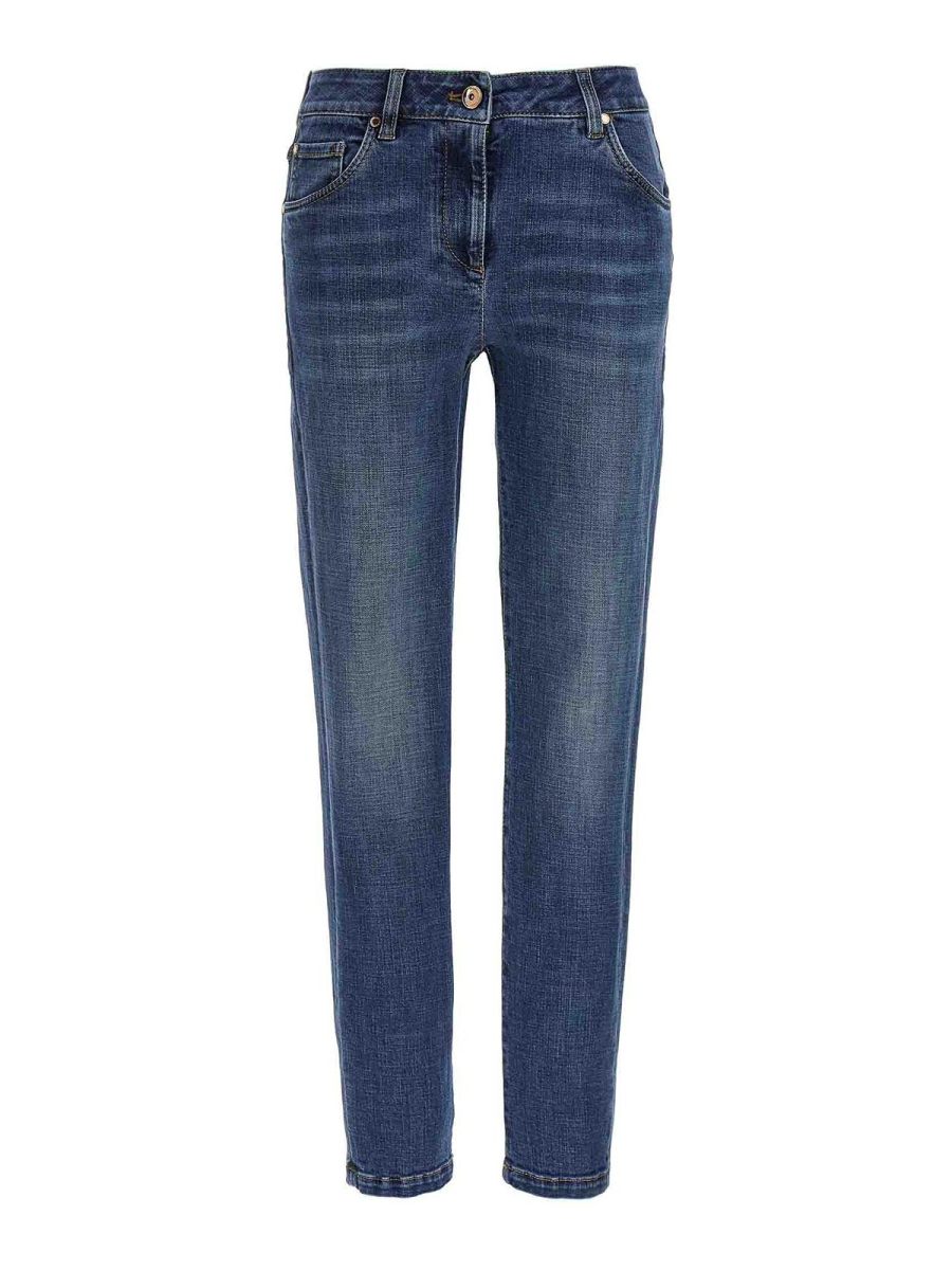 Brunello Cucinelli Jean Bootcut - Bleu