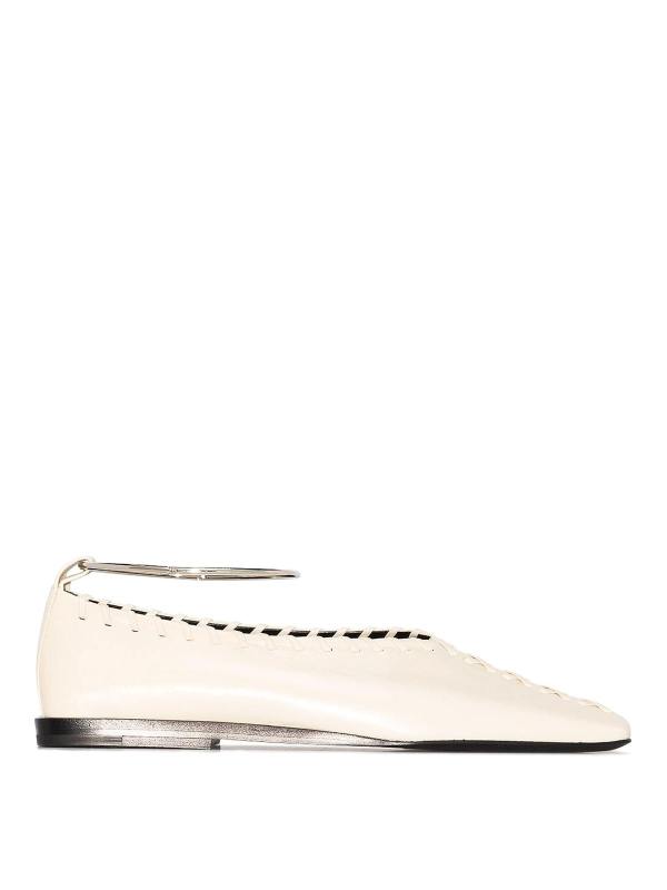 Jil Sander Ballerines - Crème