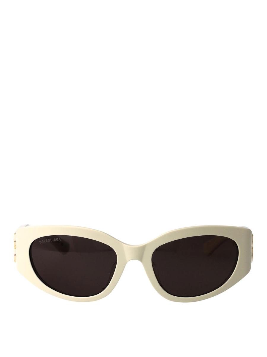 Balenciaga Lunettes De Soleil - Blanc
