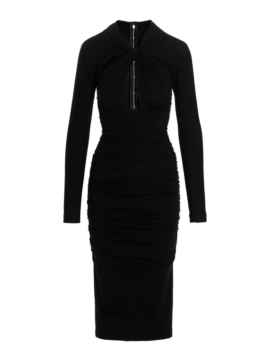 Dolce & Gabbana Robe Au Genou - Noir