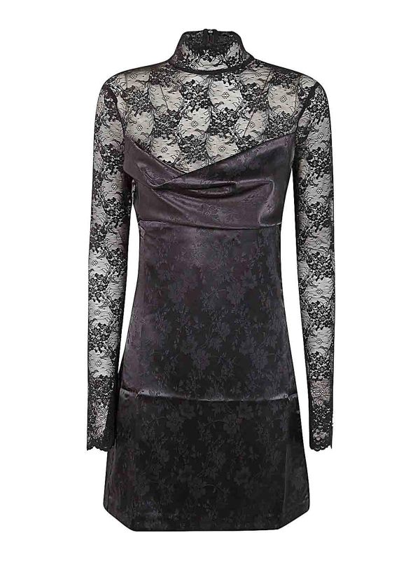 Versace Jeans Couture Robe Courte - Noir
