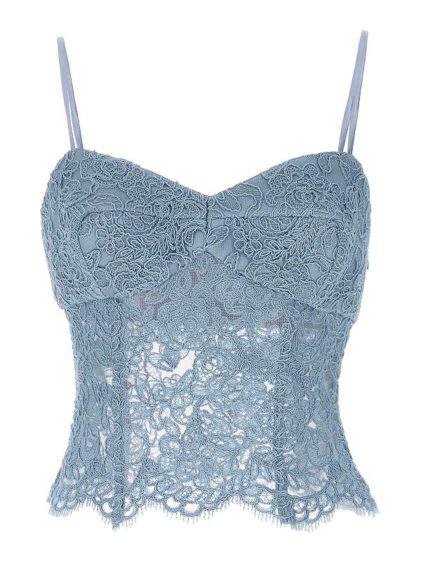 Ermanno Scervino Top - Bleu Clair