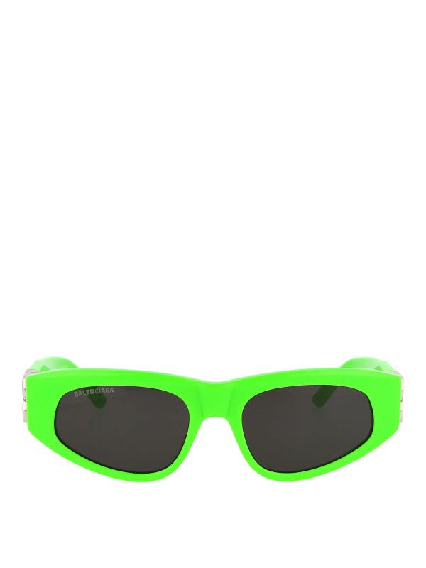 Balenciaga Lunettes De Soleil - Vert
