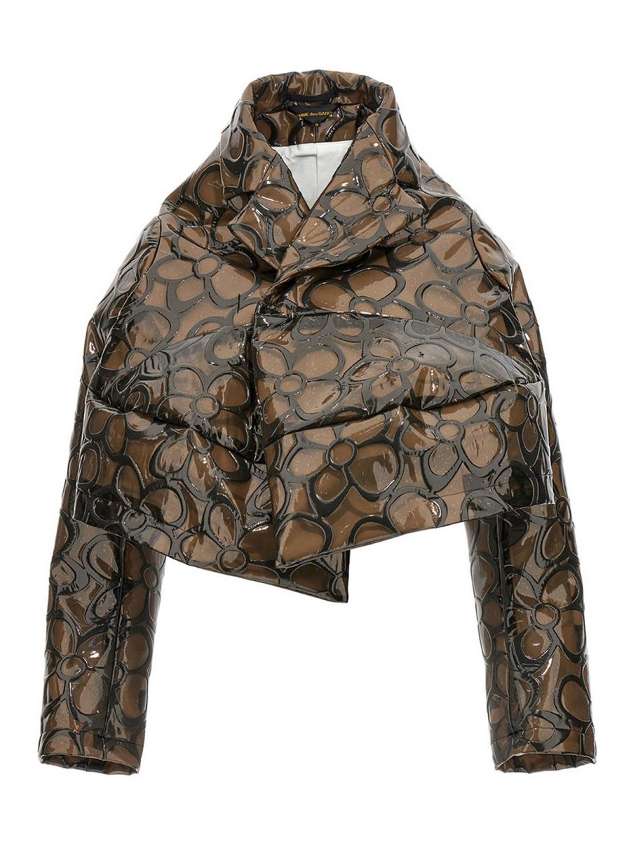 Comme Des Garcons Manteau Au Genou - Gris