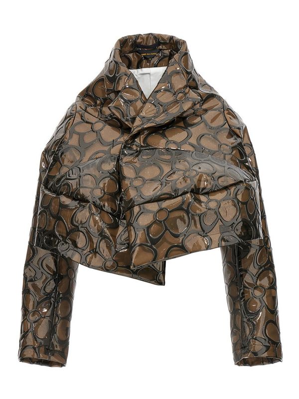 Comme Des Garcons Manteau Au Genou - Gris