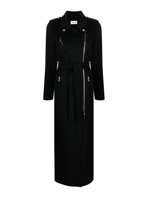 P. A.R. O.S. H. Manteau Court - Noir